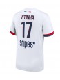 Paris Saint-Germain Vitinha #17 Replika Borta Kläder 2025-26 Kortärmad Paris Saint-Germain Vitinha #17 Replika Borta Kläder 2025-26 Kortärmad